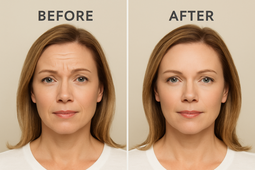 Botox before and after